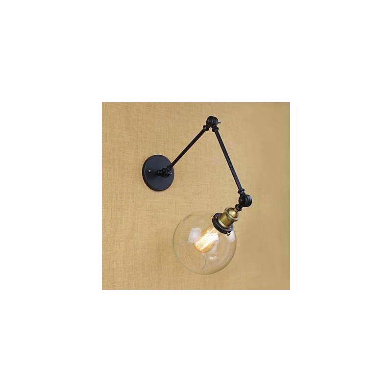 The Long Arm Of The Glass Wall Iron Industrial Creative Telescopic Bedroom Retro Nostalgic Restaurant Foldable Aisle
