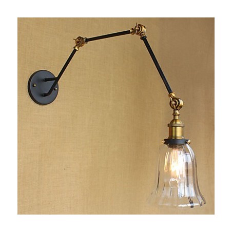 American Country Simple Retro Glass Lampshade Three Adjusting The Length Of The Long Arm Tube Wall American Country Simple Retro Glass Lampshade Three Adjusting The Length Of The Long Arm Tube Wall