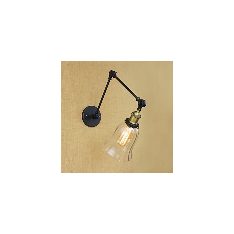 The Long Arm Of The Glass Wall Iron Industrial Creative Telescopic Bedroom Retro Nostalgic Restaurant Foldable Aisle