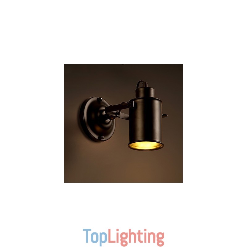 Vintage Wall Lamp Industrial Black Wrought Iron Wall Light Retro Econce Fixturedison Lamp Corridor Wall s Lighting