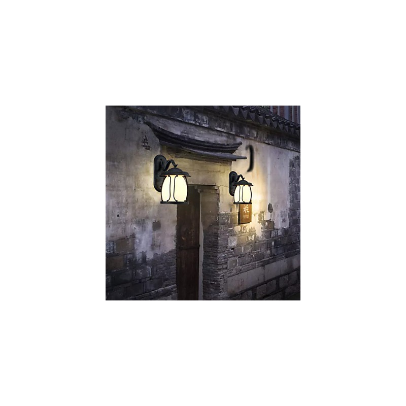 Outside Europe Type Restoring Ancient Ways Is Waterproof Creative American Wall Lamp Lights