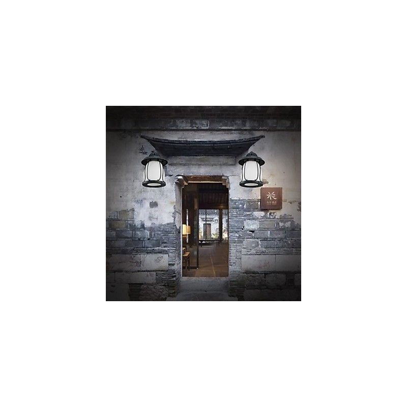 Outside Europe Type Restoring Ancient Ways Is Waterproof Creative American Wall Lamp Lights
