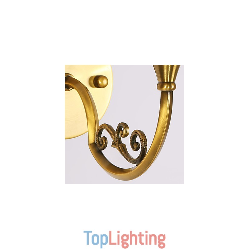 Classic Bedroom Wall Lamps Simple Metal Living Room Wall Sconce Bar Cafe Hallway Balcony Wall Lamp