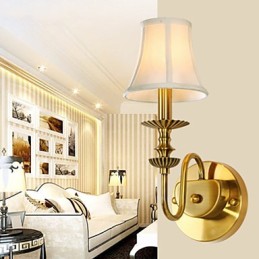 Classic Bedroom Wall Lamps Simple Metal Living Room Wall Sconce Bar Cafe Hallway Balcony Wall Lamp