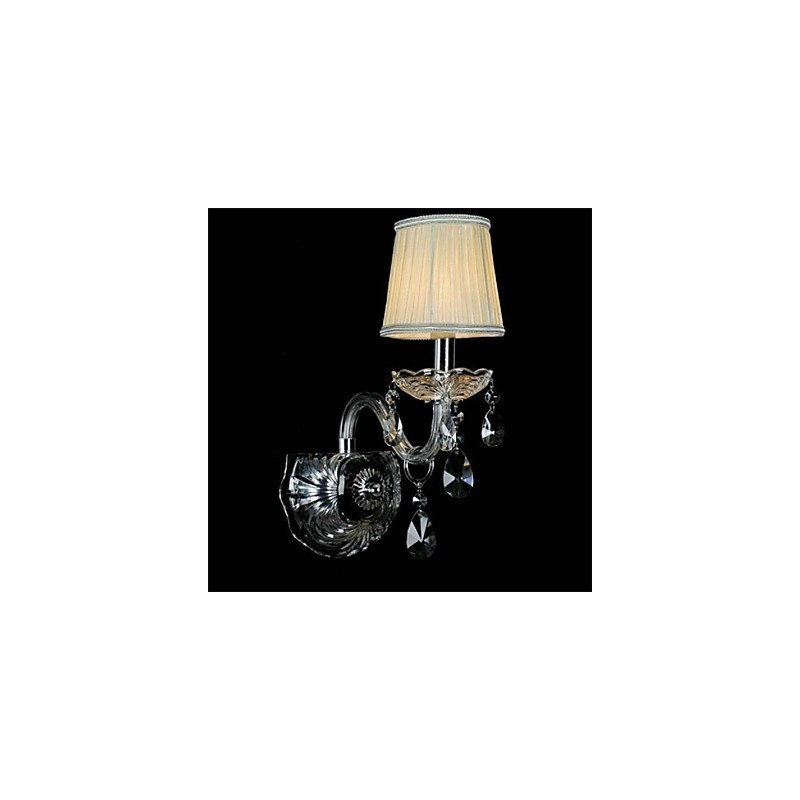 Crystal Mini Style Wall Sconces Candle Wall Lights Modern Contemporary Glass