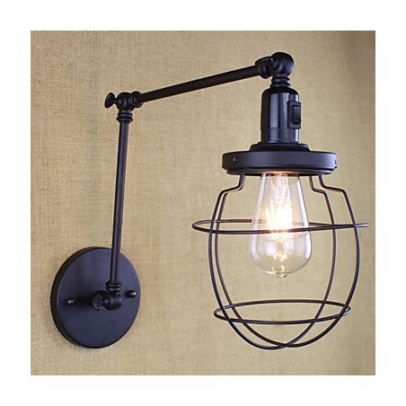 Style Bed Hotel Eestaurant Project Iron Arm Double Retro Vintage Black Belt Wall Lamp Switch Style Bed Hotel Eestaurant Project Iron Arm Double Retro Vintage Black Belt Wall Lamp Switch