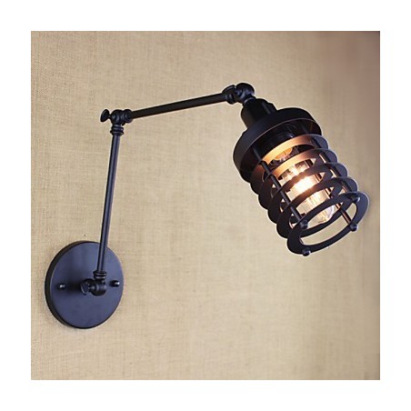 Style Bed Hotel Eestaurant Project Iron Arm Double Retro Vintage Black Belt Wall Lamp Switch Style Bed Hotel Eestaurant Project Iron Arm Double Retro Vintage Black Belt Wall Lamp Switch