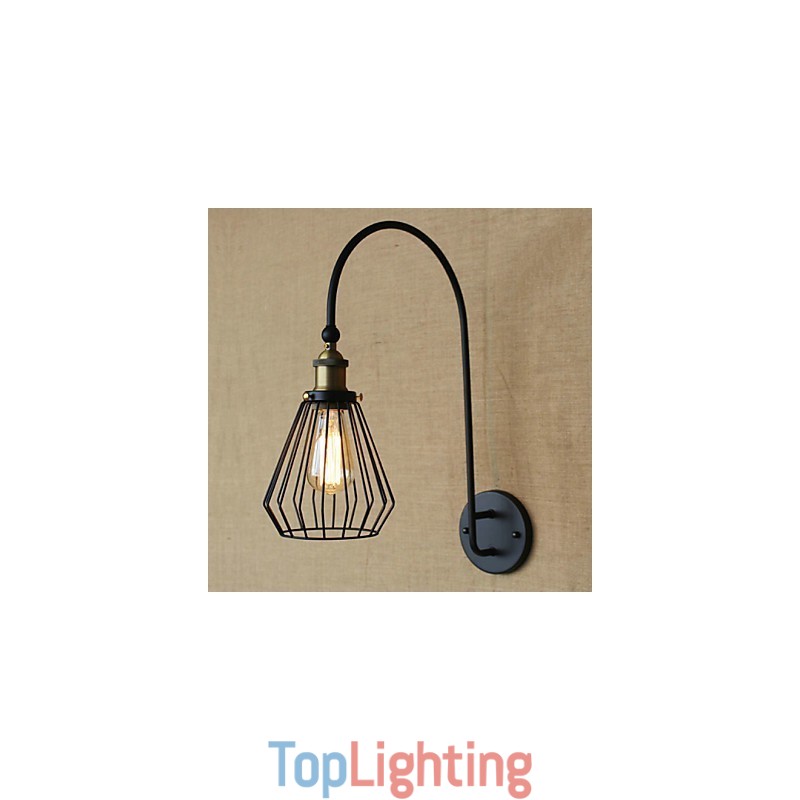Nordic Mediterranean Style Retro Fashion Creative Large Single Head Decorative Wall Lamp