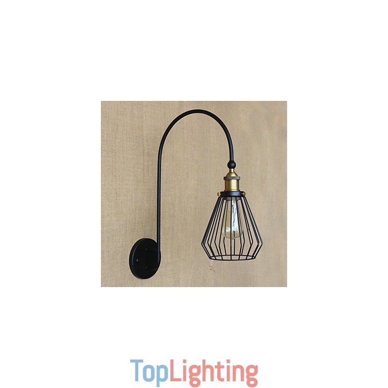 Nordic Mediterranean Style Retro Fashion Creative Large Single Head Decorative Wall Lamp