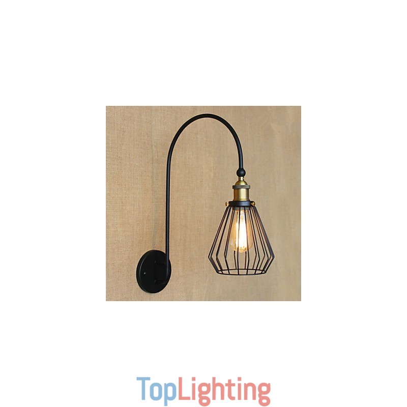 Nordic Mediterranean Style Retro Fashion Creative Large Single Head Decorative Wall Lamp