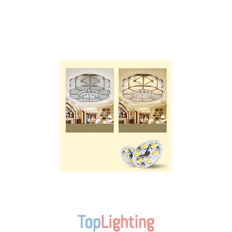 Traditional Classic Rustic Lodge Brass Metal Flush Mount