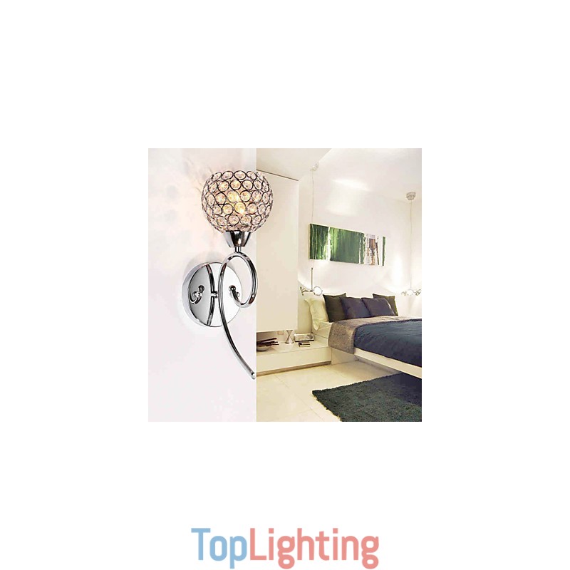 Wall Sconces Reading Wall Lights Crystal Mini Style Modern Contemporary Metal