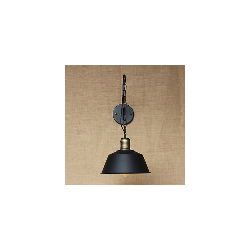 Simple And Creative Personality Wall Lamp Industry Chain American Retro Iron Aisle Bedroom Bedside Wall Lamp