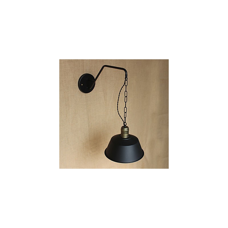 Simple And Creative Personality Wall Lamp Industry Chain American Retro Iron Aisle Bedroom Bedside Wall Lamp