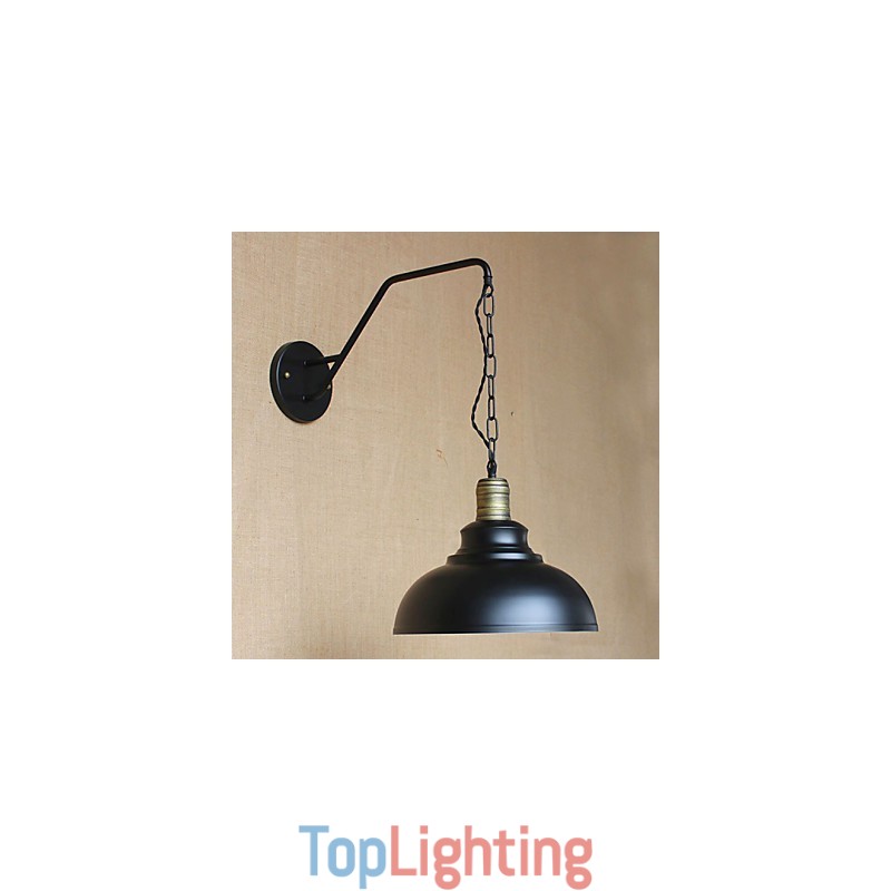 Simple And Creative Personality Wall lamp Industry Chain American Retro Iron Aisle Bedroom Bedside wall Lamp