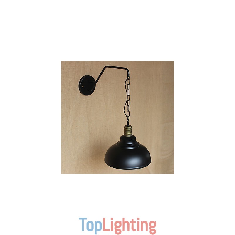 Simple And Creative Personality Wall lamp Industry Chain American Retro Iron Aisle Bedroom Bedside wall Lamp