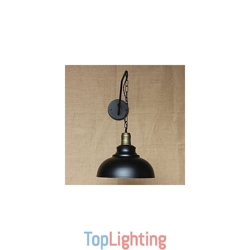 Simple And Creative Personality Wall lamp Industry Chain American Retro Iron Aisle Bedroom Bedside wall Lamp