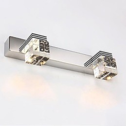 Wall Sconces Bathroom Lighting Wall Washers Crystal Mini Style Modern Contemporary Metal