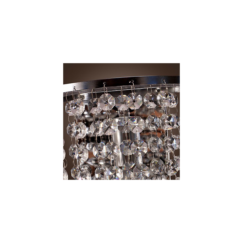 Contemporary Crystal Wall Light with 1 Light