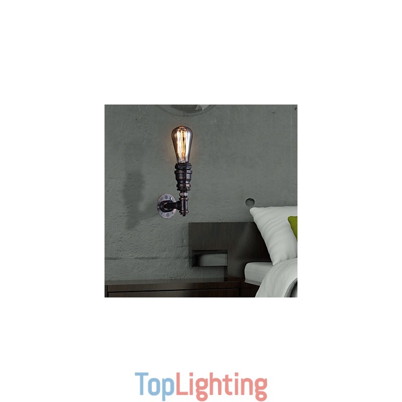 Retro Metal Bedsides Wall Sconce Village Pastoral Living Room Wall Lights Dining Room Wall Lamp