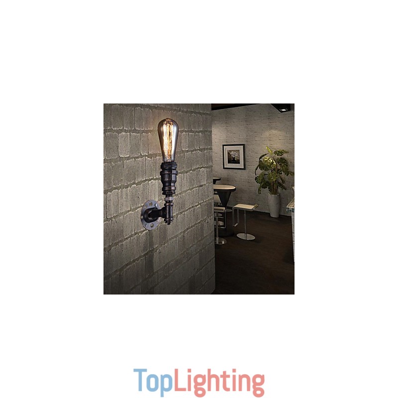 Retro Metal Bedsides Wall Sconce Village Pastoral Living Room Wall Lights Dining Room Wall Lamp