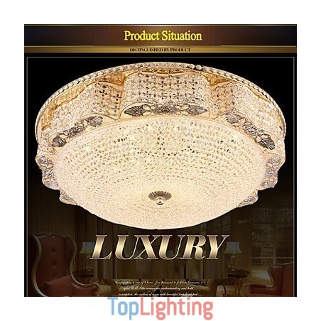 Modern Luxury Crystal Ceiling mounted Light Absorb Dome Light Diameter 50CM Modern Luxury Crystal Ceiling mounted Light Absorb Dome Light Diameter 50CM