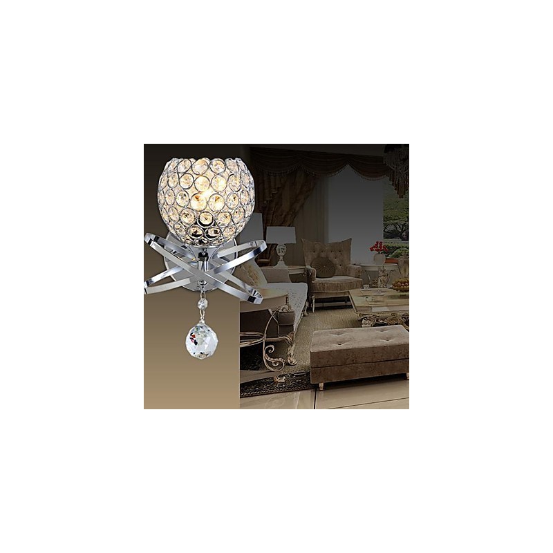 Crystal Wall Sconces Modern Contemporary Metal
