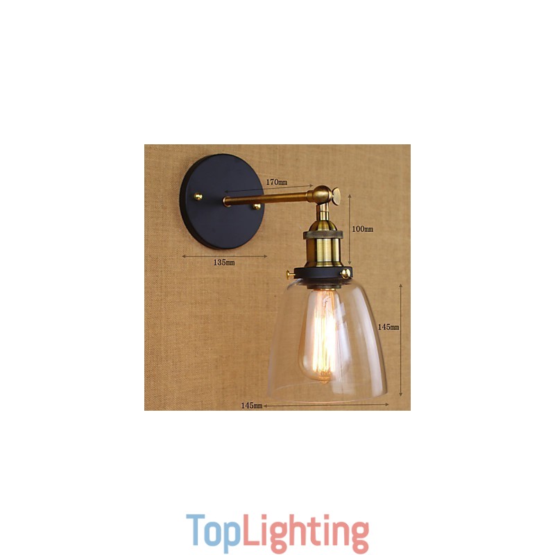 Nostalgic American Export Trade Of The Original Models Rural Industrial And Decorative Wall Sconce