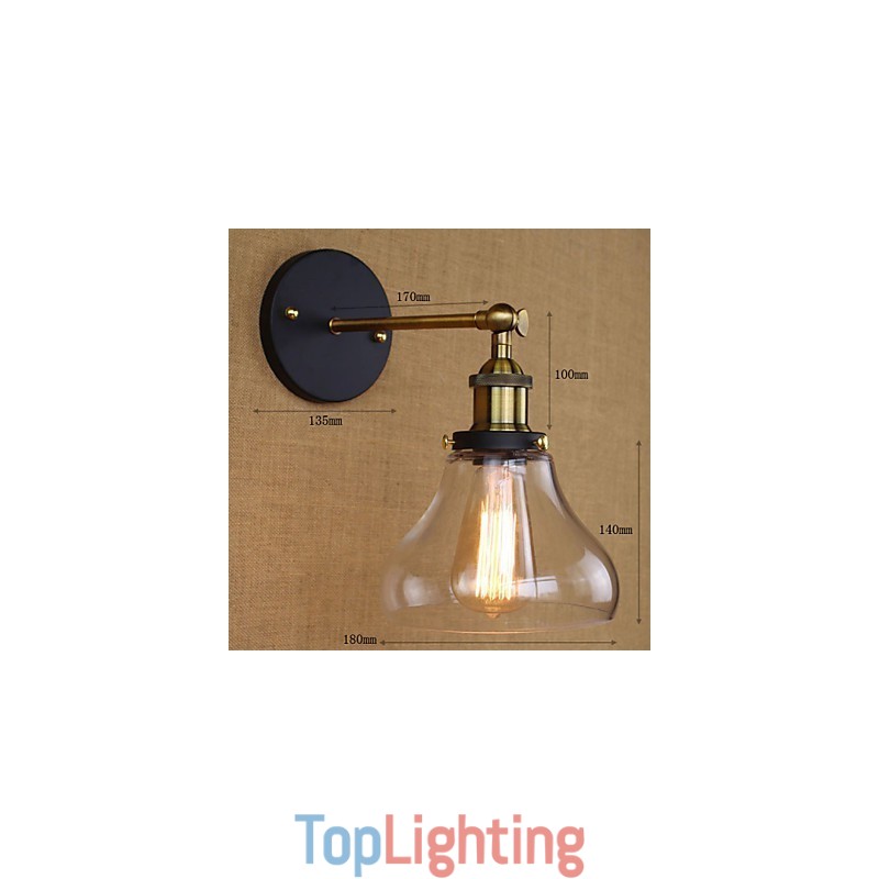 Industrial Nostalgic American Country Decorative Wall Sconce