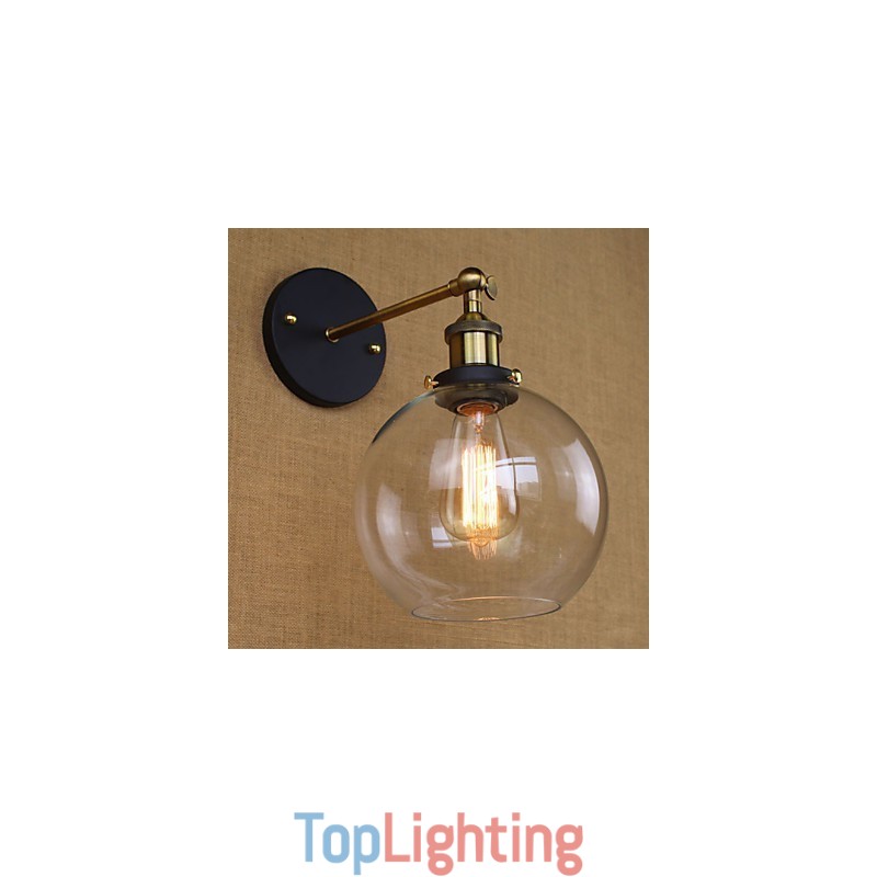 Round Foam Nostalgic American Country Of Export Trade Of The Original Models Of Industrial Decorative Wall Sconce