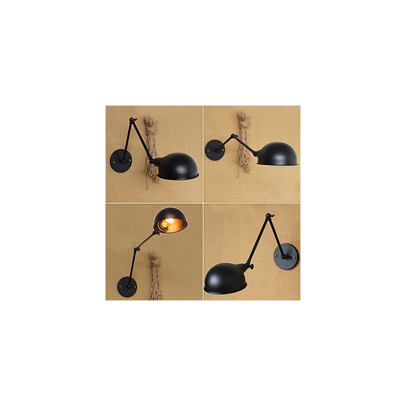 Industrial Style Minimalist Long Arm Double Personality Ills Bedside Dining Decorative Wall Sconce