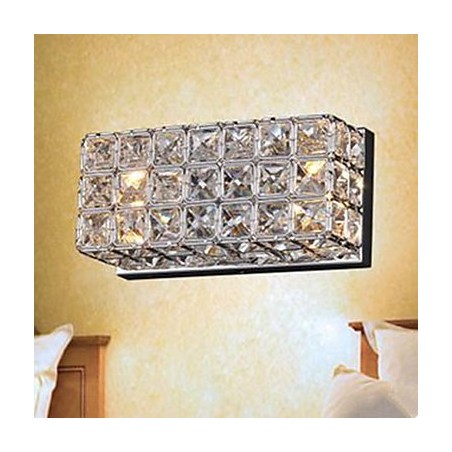 Contracted And Contemporary Square Wall Lamp K9 Crystal Contracted And Contemporary Square Wall Lamp K9 Crystal