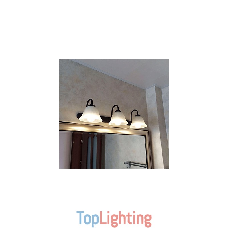 Bathroom Lighting Mini Style Rustic Lodge Metal