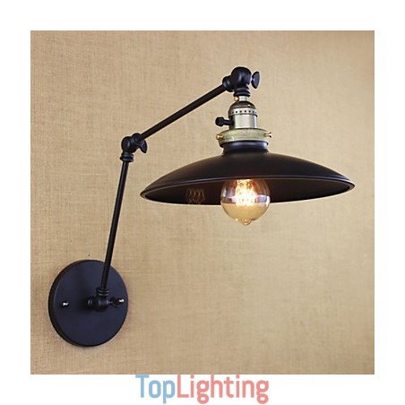 American Minimalist Industrial Iron Long Arm Wall Lamp With Switch American Minimalist Industrial Iron Long Arm Wall Lamp With Switch