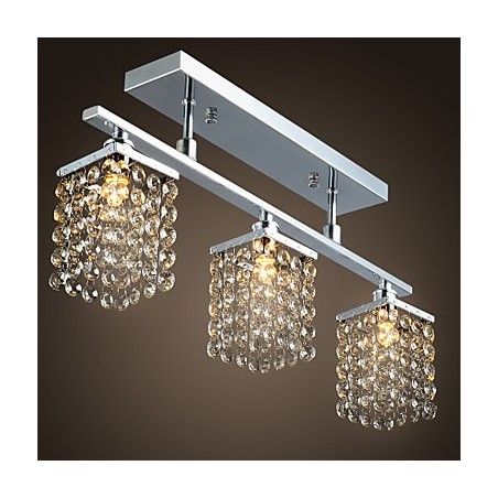 Linear Chandelier Island Light Crysal 3 Lights Linear Chandelier Island Light Crysal 3 Lights