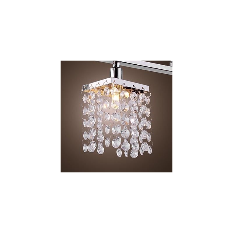Linear Chandelier Island Light Crysal 3 Lights