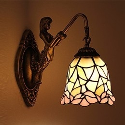 European Contracted Rural Creative Wrought Iron Wall Lamp Lights