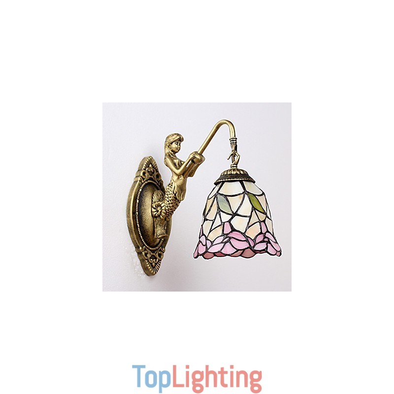 European Contracted Rural Creative Wrought Iron Wall Lamp Lights