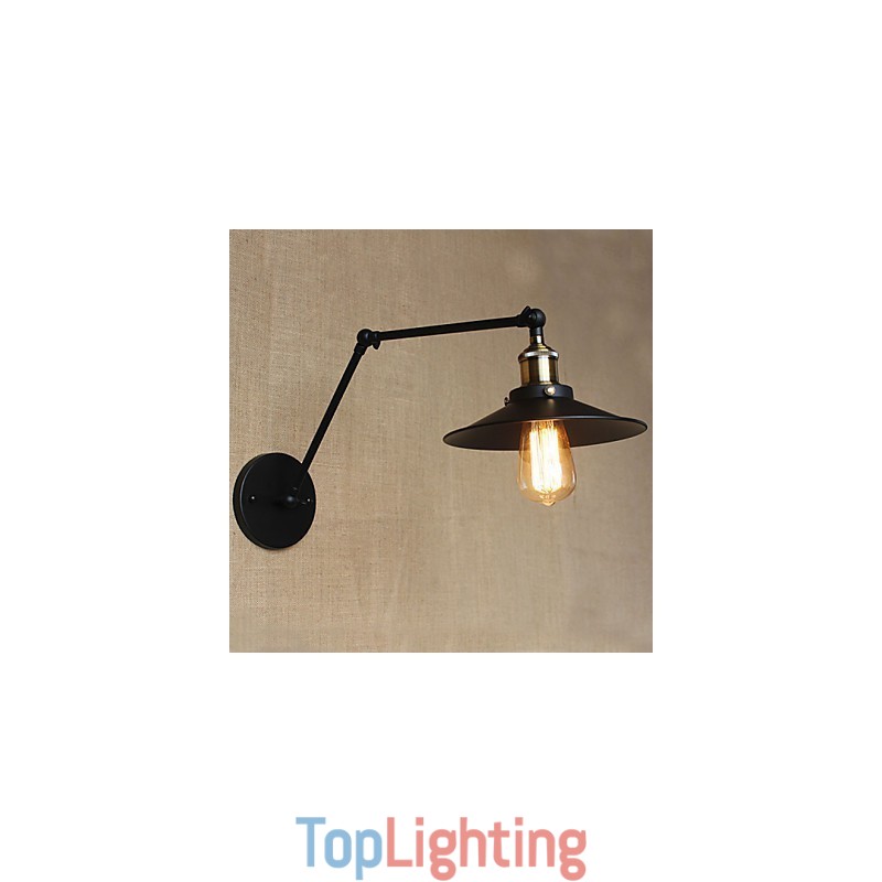 Creative Nostalgic Retro Long Arm Of Industrial Type Folding Retractable Wall