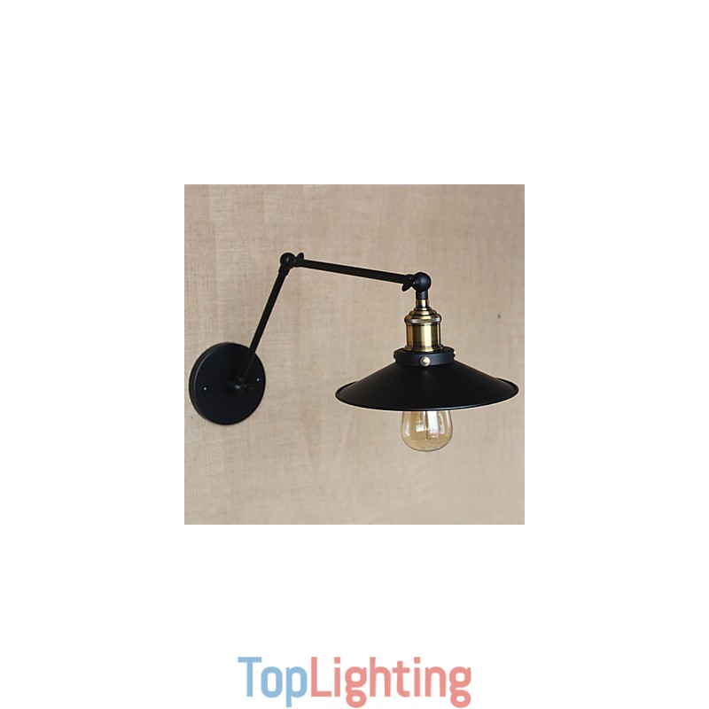 Creative Nostalgic Retro Long Arm Of Industrial Type Folding Retractable Wall