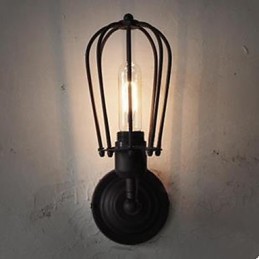 Industrial Retro Wall Lamp Indoor Corridor Single Head Grapefruit Wall Lamp