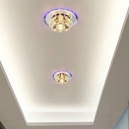 Crystal Ceiling Lamp Spotlight SMD 3W Creative Lamp Absorb Dome Light
