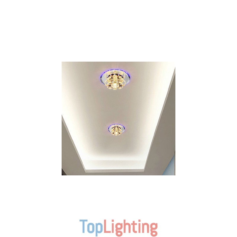 Crystal Ceiling Lamp Spotlight SMD 3W Creative Lamp Absorb Dome Light