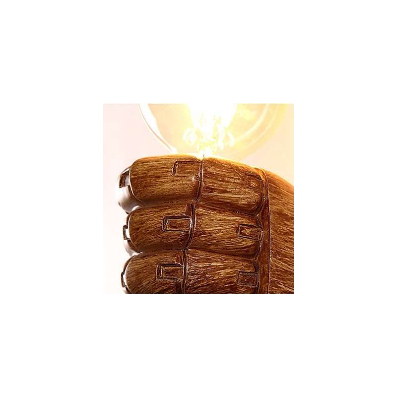 European Wall Right Hand Creative Retro Fist Wall Lamp Lights