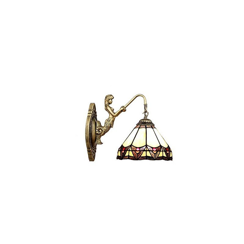European Contracted Rural Creative Wrought Iron Wall Lamp Lights