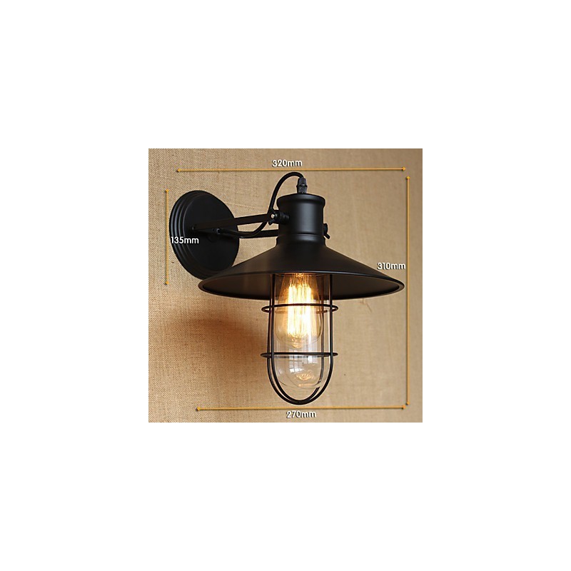 American Country Style Corridor Bar Decoration Of The Head Of a Bed Wall Lamp