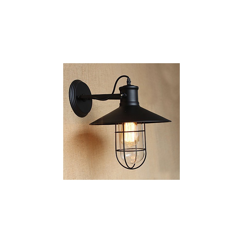 American Country Style Corridor Bar Decoration Of The Head Of a Bed Wall Lamp