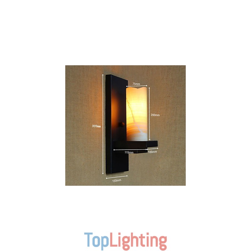 Cylindrical American Country Style Living Room Pastoral Aisle Warehouse Industry Bedside Bar Decorative Wall Sconce