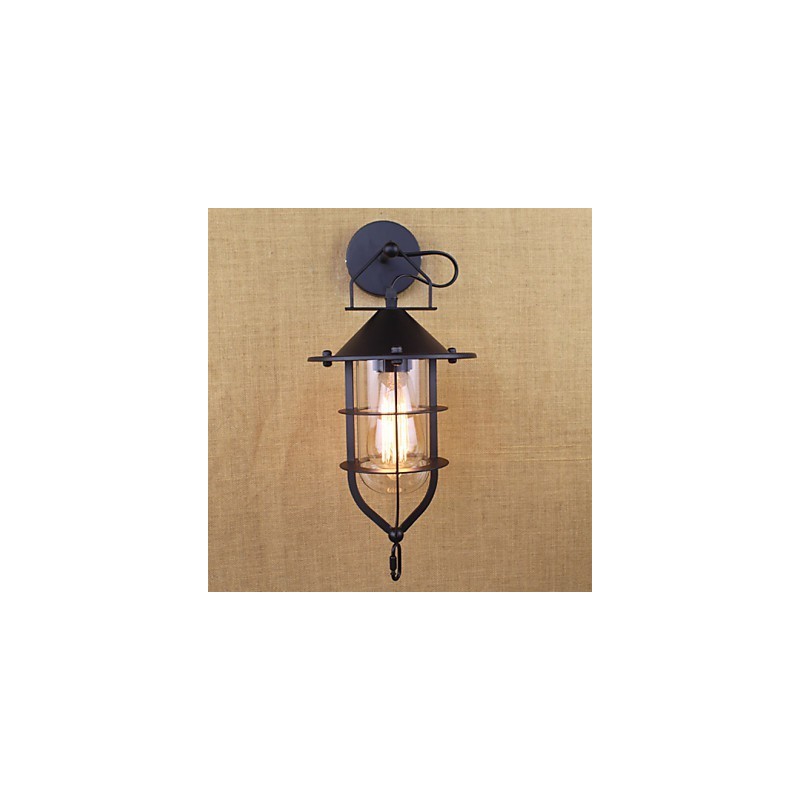 Retro Clothing Store Restaurant Scene Decorative Wall Sconce