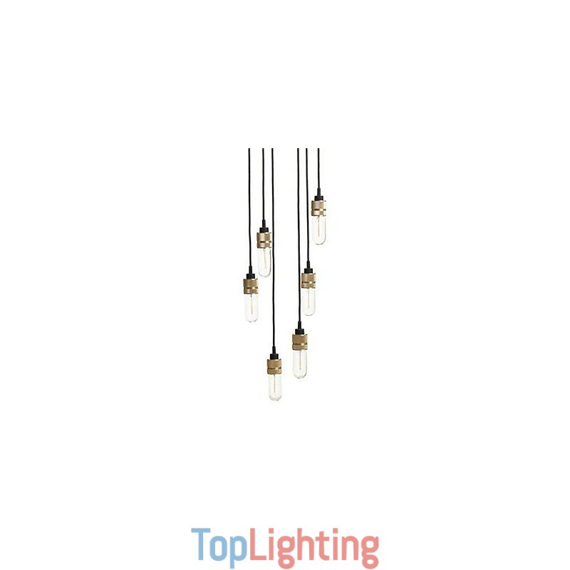 Country Gold Metal Flush Mount